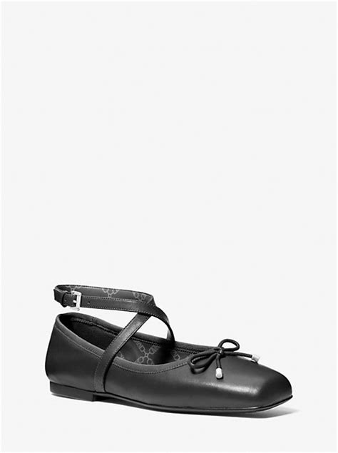 michael kors ballerina spitz|Collette Leather Ballet Flat .